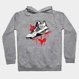 AJ IV - Splatter Sketch ! HOT WEAR !!! Hoodie